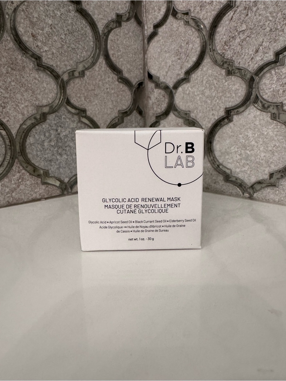 Dr. B LAB Glycolic Acid Renewal Mask - White Packaging